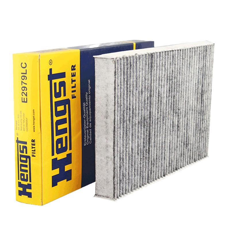 汉格斯特(hengst)活性炭空调滤E2979LC适配标致307/308/408/DS5/6/C4L凯旋世嘉