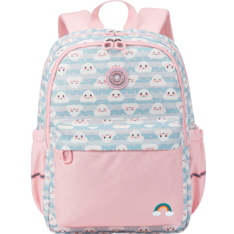 卡拉羊小学生1-4年级书包男女儿童减负护脊双肩包防水潮双肩背包