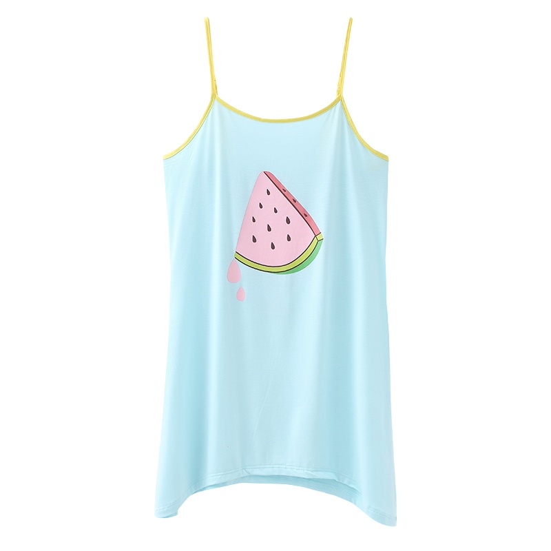 都市丽人清爽西瓜吊带睡裙489512