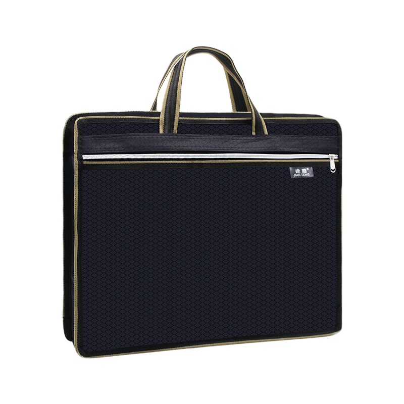 建腾手提帆布文件袋JT-310 黑色(J)