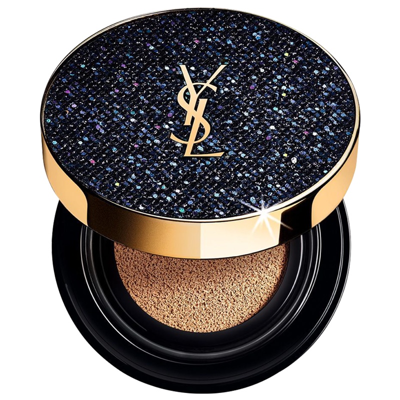 YSL圣罗兰明彩轻垫粉底液14G 墨水气垫星钻限定 SPF23PA++