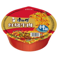 康师傅 干拌碗红烧牛肉面 122g/碗*12碗/箱