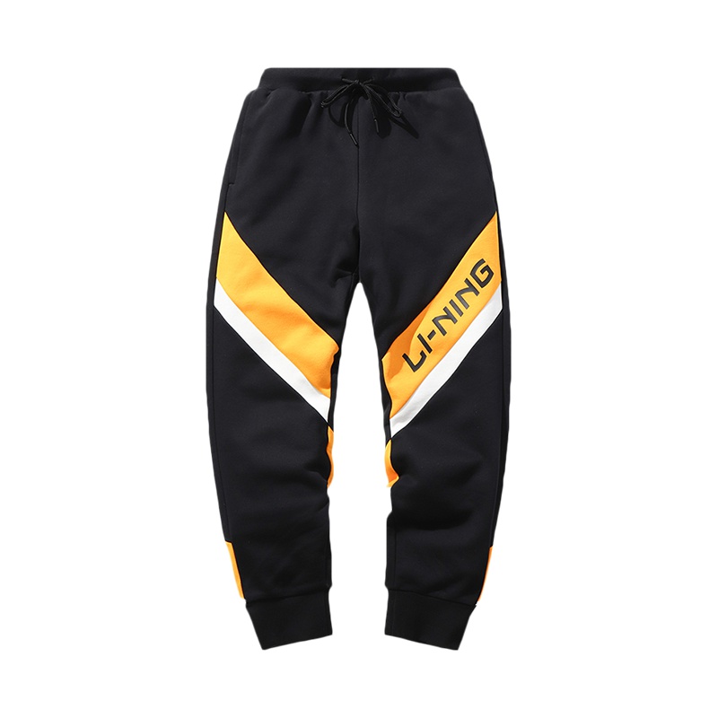 李宁运动时尚系列男子收口卫裤AKLP845-1