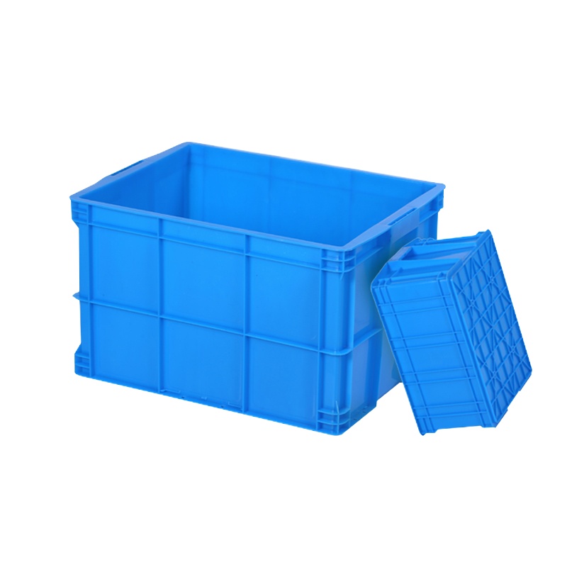 稻草熊塑料加厚蓝色周转箱