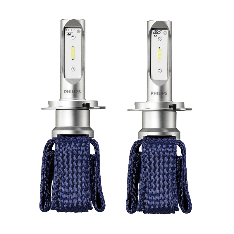 飞利浦(PHILIPS)星耀光LED 汽车灯泡大灯近远光灯 9012 HIR2 两支装