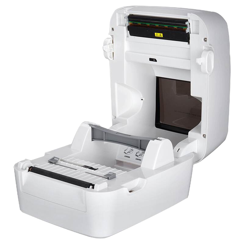 得力DL-888C条码打印机(白灰)电子面单打印机 便签热敏纸不干胶快递单标签打印机 激光打印机