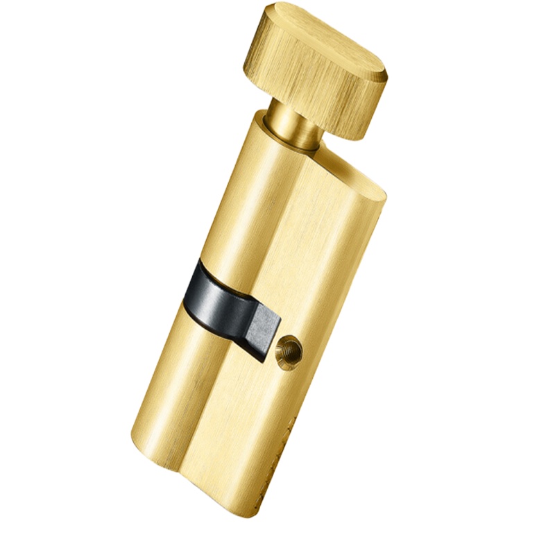 Cogniser 70mm纯铜门锁锁芯+3把钥匙/黄铜色(单位:套)