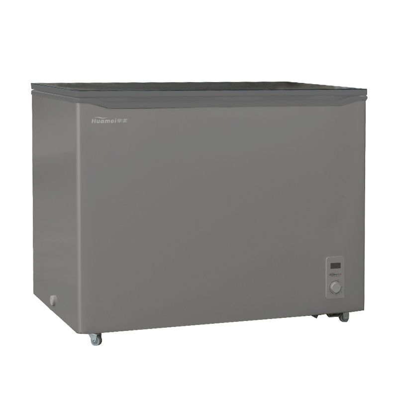 华美(Huamei)BD/BC-220升曲底冷柜节能静音冷柜 冷藏冷冻柜顶开门卧式大容量家用商用冰柜展示柜