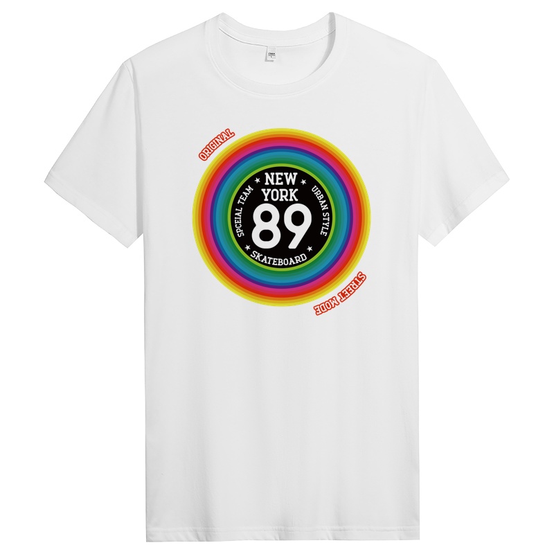 纯棉短袖t恤男士春夏季休闲青年时尚修身圆领上衣 DT11429