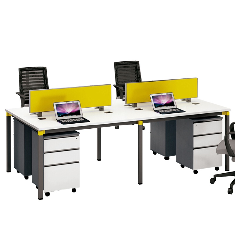 欧宝美现代简约办公家具屏风办公桌现代简约职员办公桌组合电脑桌员工位职员桌