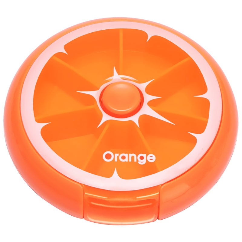 第九城（V.NINE） 薬盒随身便携分装定时迷你薬丸密封七格子收纳盒