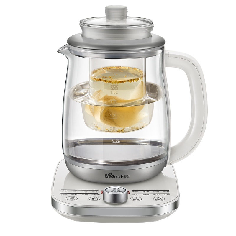 小熊 YSH-A18U2 全自动加厚玻璃养生壶 银色 单位:台
