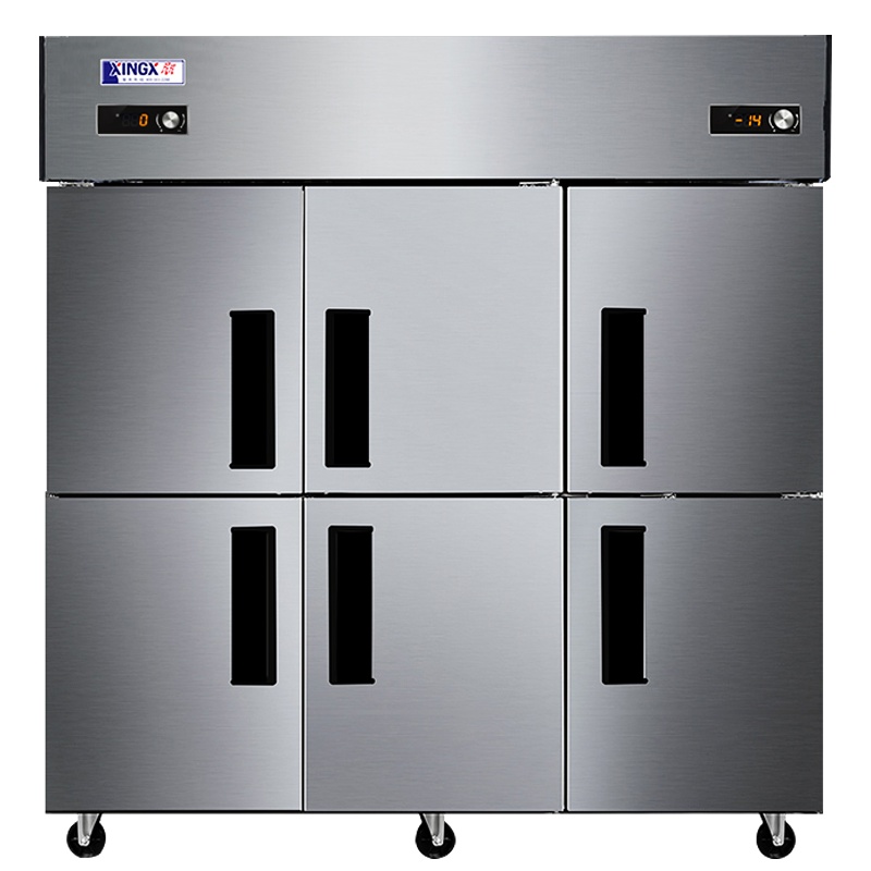 星星(XINGX) BCD-1300YA 1170升厨房商用保鲜操作台 商用立式厨房冰箱 铜管双温制冷 冷藏冷冻饮料蔬菜