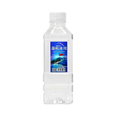 蒲峪冰川天然苏打水380ML*24瓶精装方瓶整箱装(单位:箱)