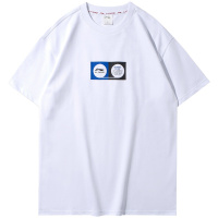 李宁运动时尚系列男子短袖文化衫AHSQ019-1