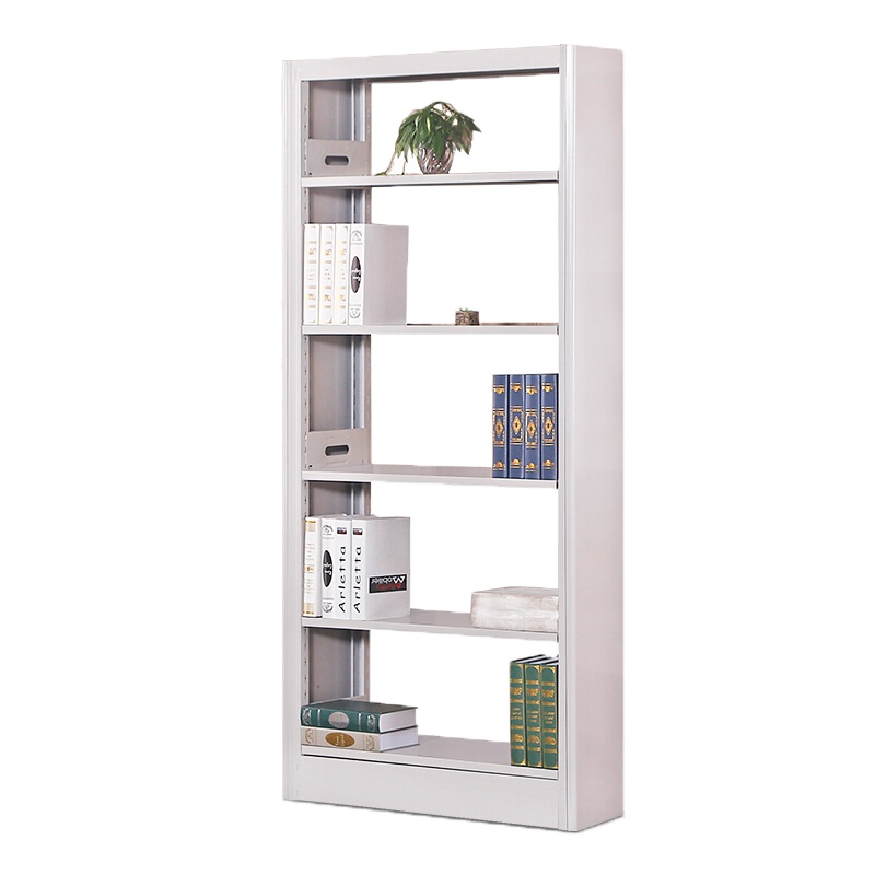 匡大 钢质图书报刊架图书馆阅览室书架1.9米一列二组五层书架双面