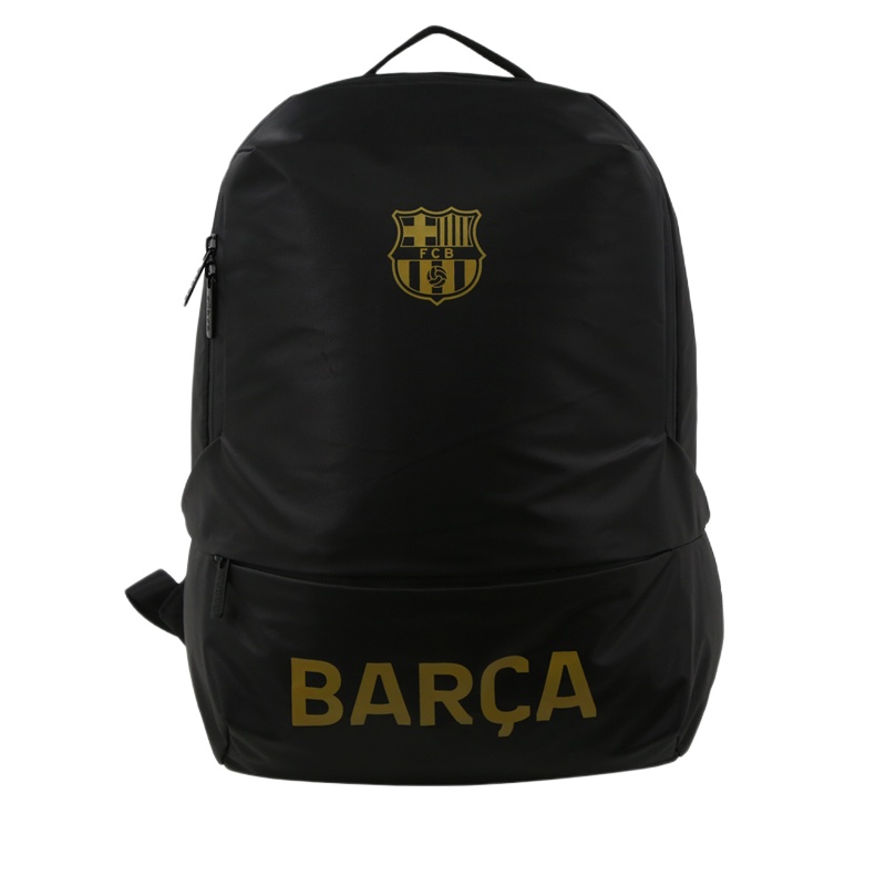 巴萨巴塞罗那FCB官方正品时尚男女士多功能大容量手提运动户外登山健身训练商旅行电脑挎包双肩背书包（黑色）