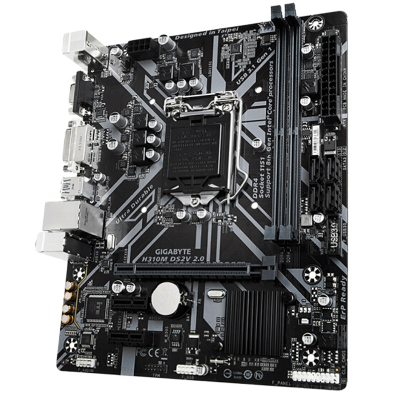 技嘉（GIGABYTE）H310M DS2V 2.0吃鸡”主板(Intel H310/LGA 1151)