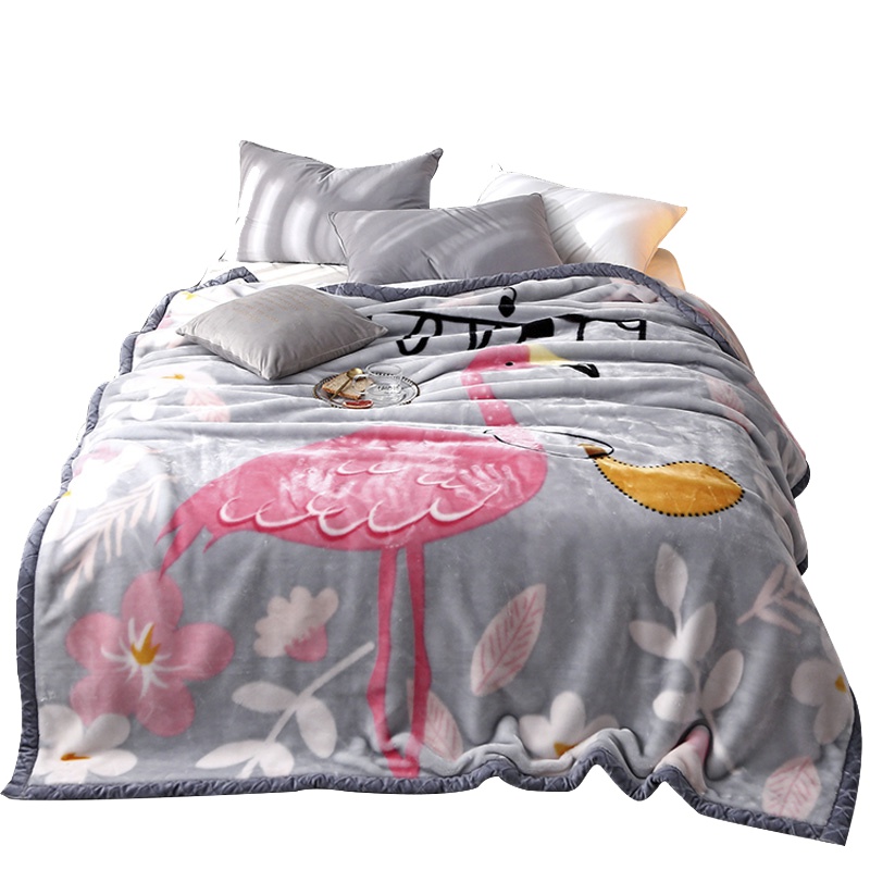 拉舍尔毛毯被子加厚冬季单人学生珊瑚绒毯子保暖双层法兰绒 AQN-030010