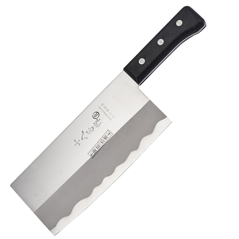 十八子作R102切味斩切刀菜刀厨刀刀具斩切刀前切后斩两用不锈钢刀