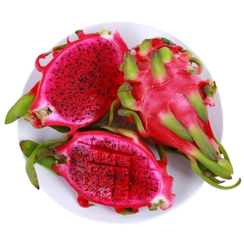 陈小四水果 红心火龙果 5斤装大果[净重4.8-5.2][4-6个]新鲜水果 生鲜水果