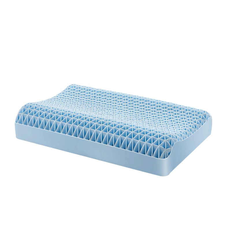 睡眠博士(AiSleep) TPE水洗科技无压枕单人护颈绵柔贴合成人护颈椎 52*35*8/10cm