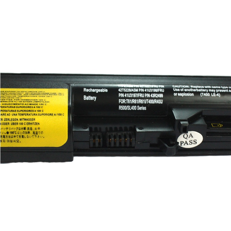 适用于于Thinkpad联想IBM R400 T400 R61i T61 P t61 i笔记本电池