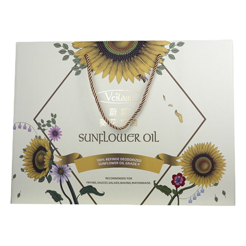 蔚莱(Veilass) 葵花籽油组合1L*4瓶 食用油物理压榨乌克兰原装进口