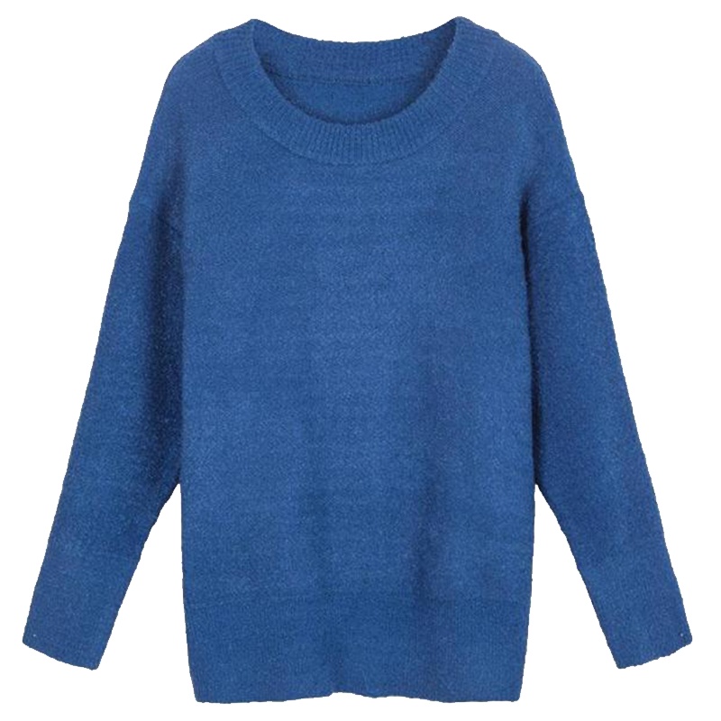 7M套头宽松毛衣秋冬装新款韩版亮色百搭上衣学生针织衫女72000336