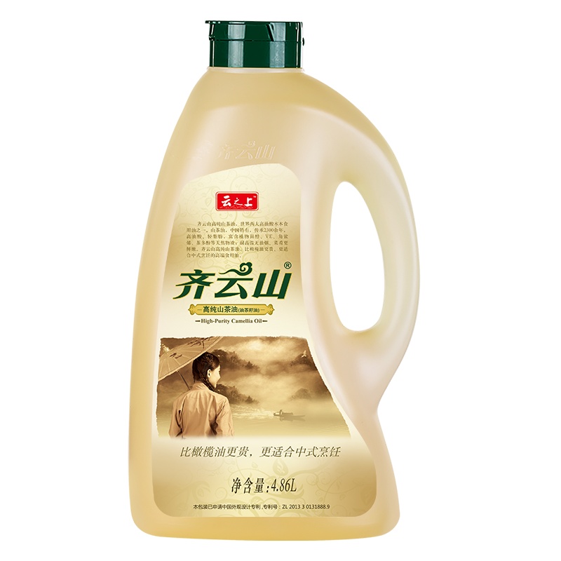 齐云山茶油4.86L物理压榨 山茶油 油茶籽油婴儿食用油 辅食用油