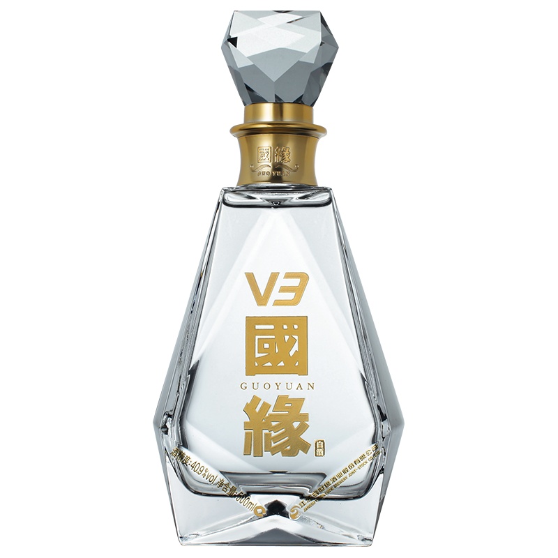 今世缘 国缘V3 40.9度 500ml 单瓶 浓香型 白酒
