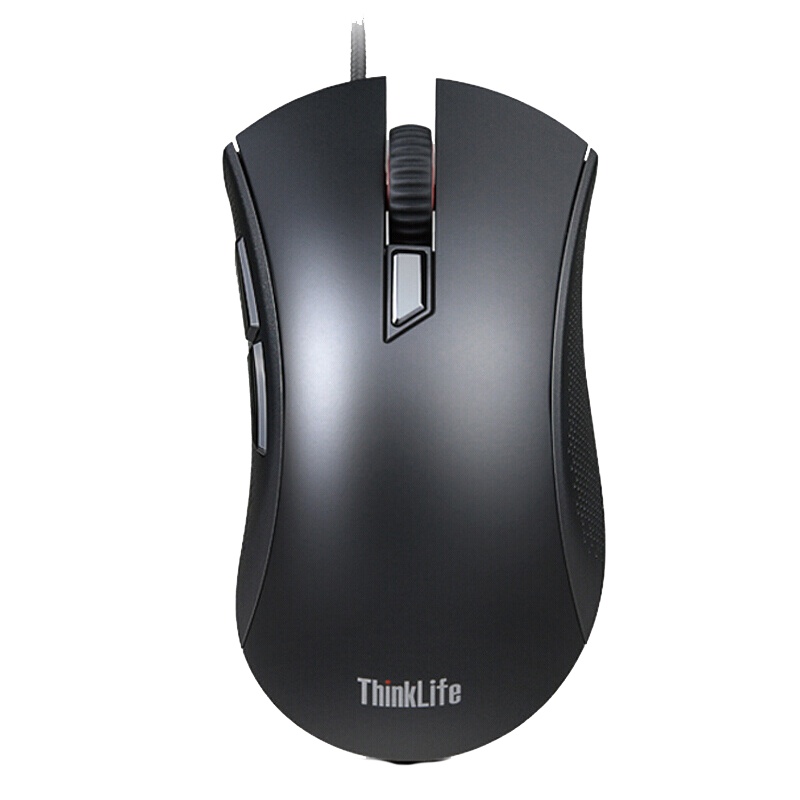 Lenovo/联想 M600原装有线鼠标 USB游戏鼠标可调节LOL版鼠标多功能按键配重有线 家用办公网吧游戏通用鼠标