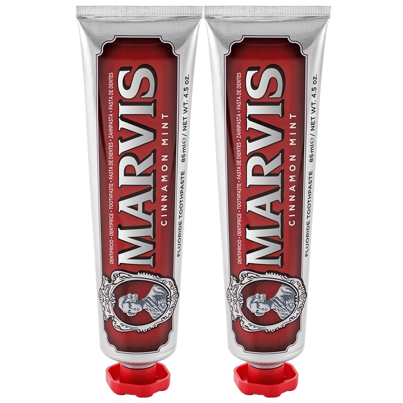 MARVIS玛尔仕肉桂薄荷味牙膏（红色）85ml+85ml