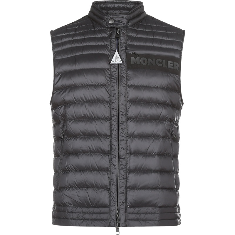 MONCLER 盟可睐 男士 聚酰胺鹅薄款绒羽绒马甲 1A11900 53048