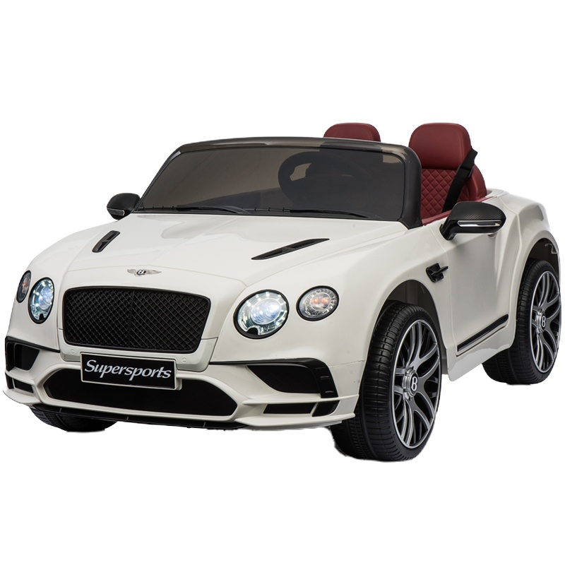 [正版授权]宾利儿童电动汽车四轮小孩遥控车可坐人宝宝玩具车带摇摆充电童车星辰皓