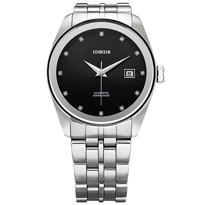 左薇莎(Jowissa)瑞士原装进口手表蓝宝石镜面 自动机械表背透机芯男士手表运动时尚男表腕表 J4.167.L