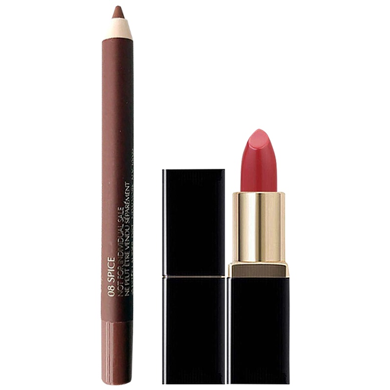 雅诗兰黛Double Wear 两用唇线笔 08+雅诗兰黛花漾倾慕唇膏1.2g 420