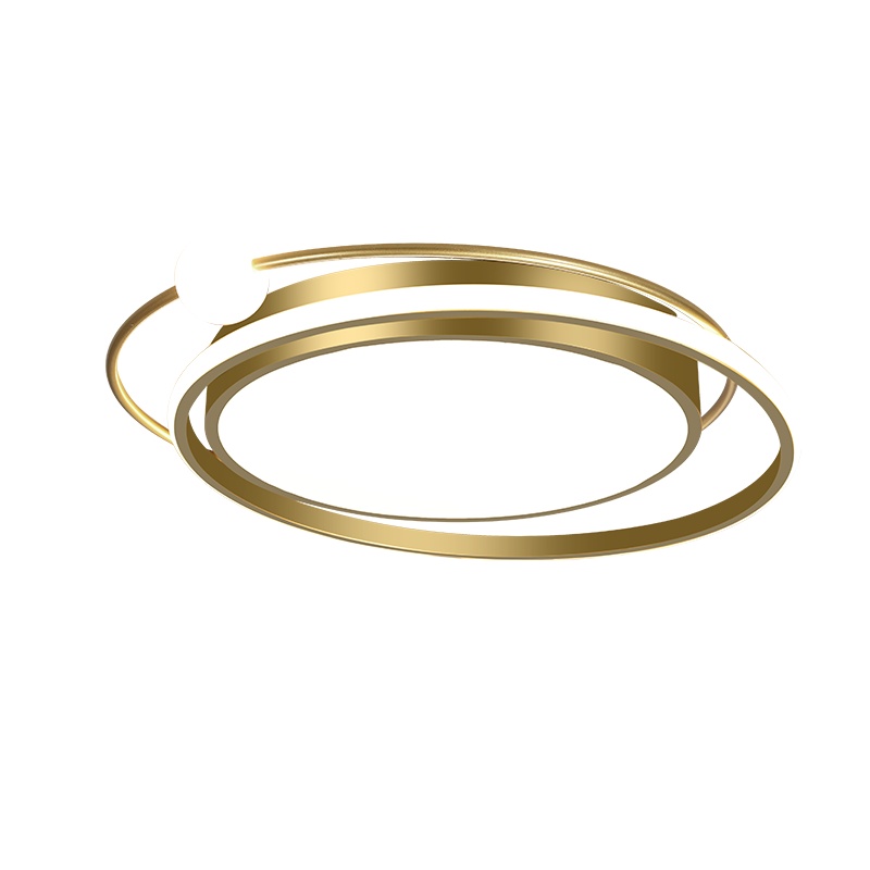 七只蚂蚁 轻奢卧室吸顶灯具北欧房间卧室灯饰卧室灯圆形轻奢卧室主卧灯简约现代客厅灯家用北欧主卧房间led吸顶灯具ZY300