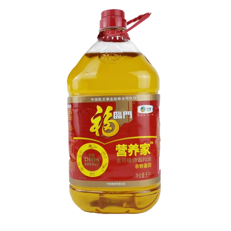 中粮福临门非转基因营养家食用植物调和油5L/桶[大巨隆]