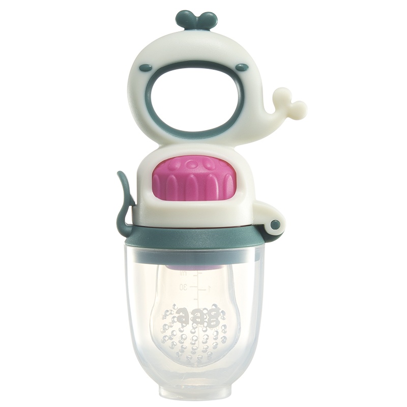 aag婴儿吃水果汁咬咬袋玩 乐奶嘴宝宝果蔬辅食神器牙胶磨牙棒工具浅雾米