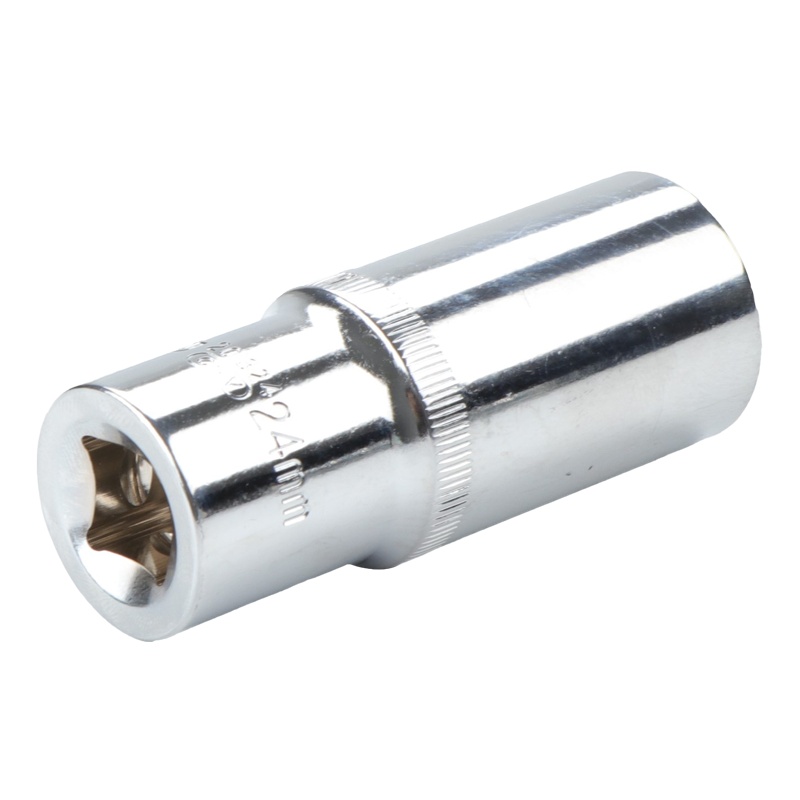 长鹿12.5mm大飞系列1/2寸大飞铬钒钢加长6角套筒头六角长套筒12mm