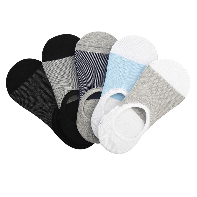 蓓乐妃帆船袜子男夏季棉袜低腰隐形短袜网眼吸汗透气低帮浅口运动硅胶防滑防脱不掉跟薄款全棉男式薄棉女床袜拖免运费新款祙