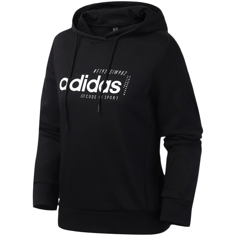 阿迪达斯女服卫衣连帽套头休闲运动服EI4632