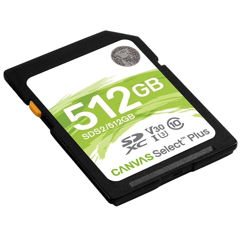 金士顿 SD卡 512G内存卡 100MB/s读取 高速相机卡 数码相机存储卡