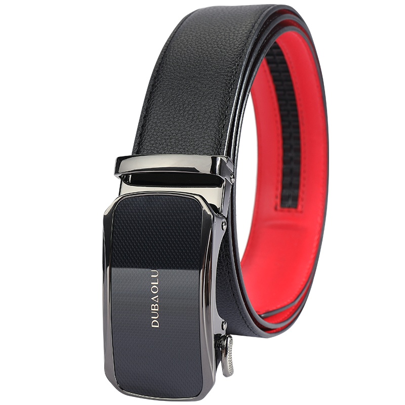 dubaolu/都宝路【本命年皮带】新品商务时尚男士牛皮自动扣皮带男式腰带裤带