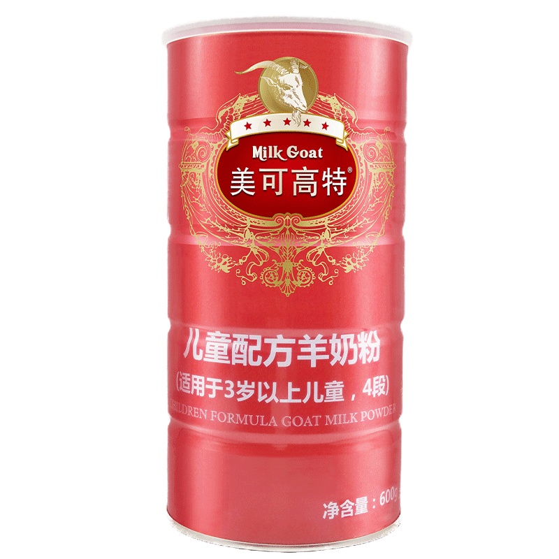美可高特 官方旗舰店 红罐 4段 儿童 配方羊奶粉600克听装