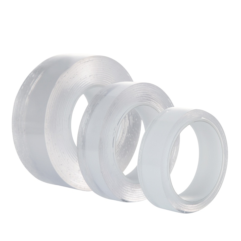 纳米吸附胶卷强力万次纳米无痕魔力胶带透明不留痕高粘度固定玻璃墙面爬墙粘贴防水耐高温隐形双面胶