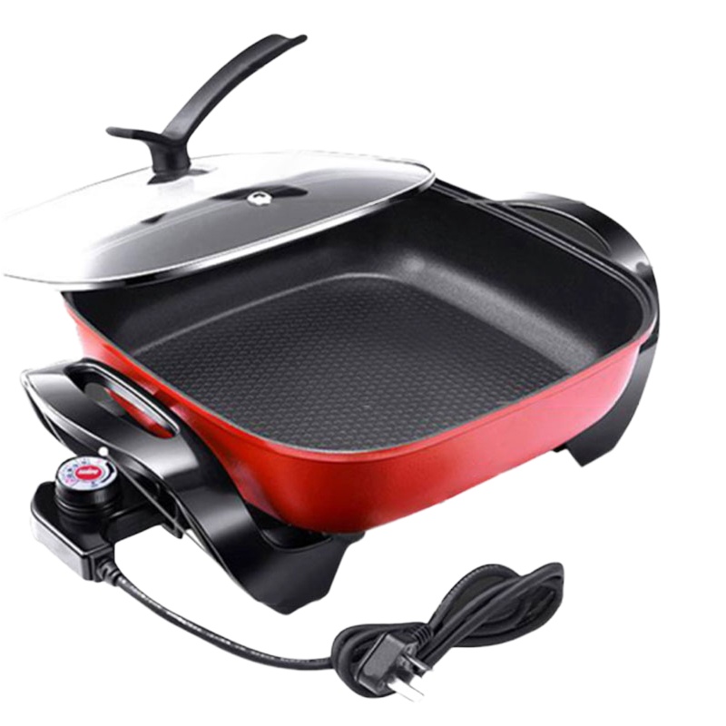 新宝 电火锅4L家用多功能一体锅不粘锅煎炒烤肉锅电煮锅炖锅SP-DHG0001