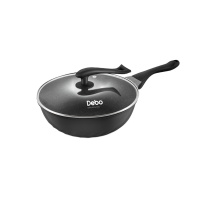 德铂(Debo) 克里特加厚基材合金炒锅炒菜锅28CM DEP-571 单个装