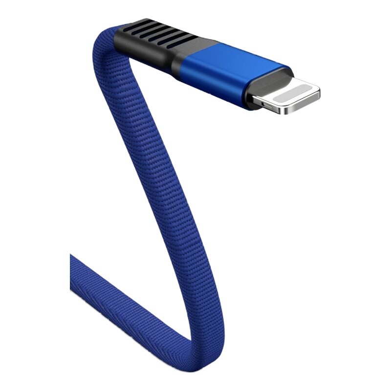 苹果数据线x8/7plu手机快充电线iphone11加长ipad短 (牛仔蓝)升级快充-用不坏 0.25米[1条装]苹果